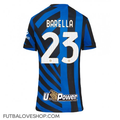 Dres Inter Milan Nicolo Barella #23 Domáci pre Ženy 2024-25 Krátky Rukáv